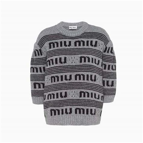 miu miu cotton sweater|miumiu cashmere sweater.